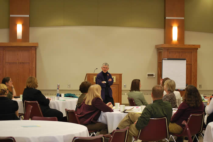 Faculty development workshop with Dr. Cynthia Enloe